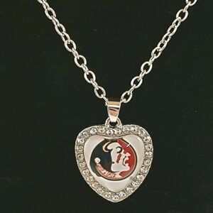 FSU Florida State University Seminoles Necklace with Pendant NEW